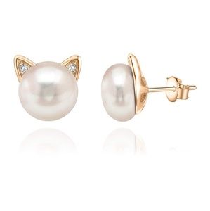 14K Gold Plated Sterling Silver Freshwater Pearls